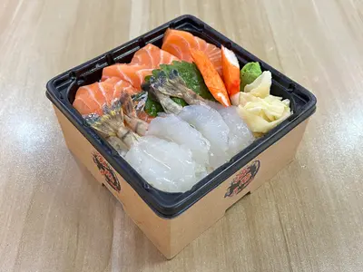 Salmon with Shrimp
